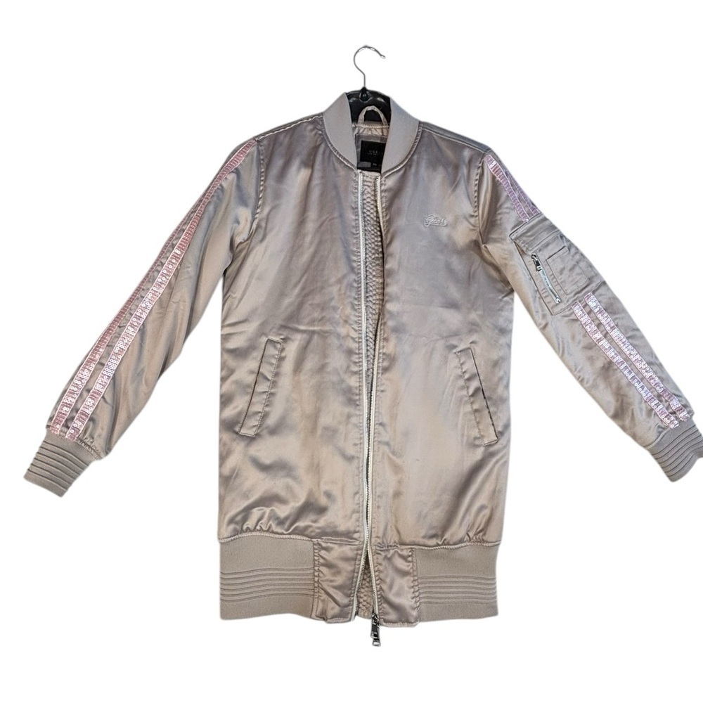 Guess Satin Bomber Jacket